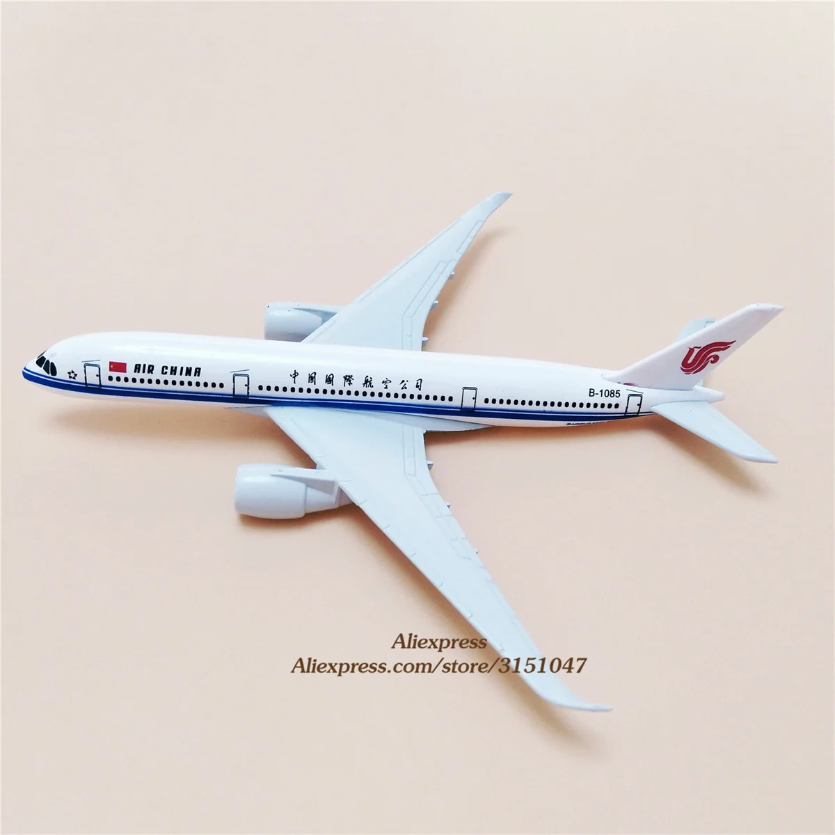 

16cm Alloy Metal Air China Airbus 350 A350 Airlines Airplane Model Airways Plane Model 1/400 Scale Diecast Aircraft with Holder