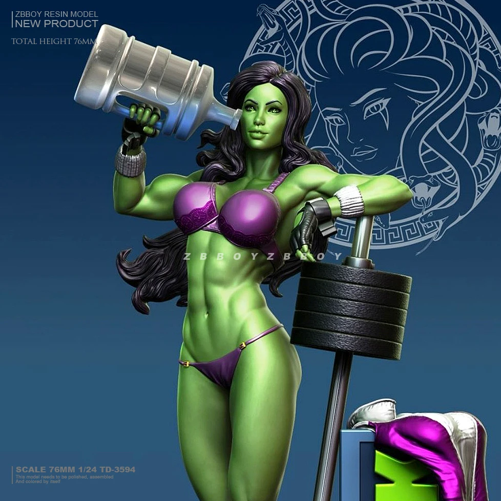 

76mm Resin figure model kits DIY toy beauty self-assembled (special offer) TD-3594