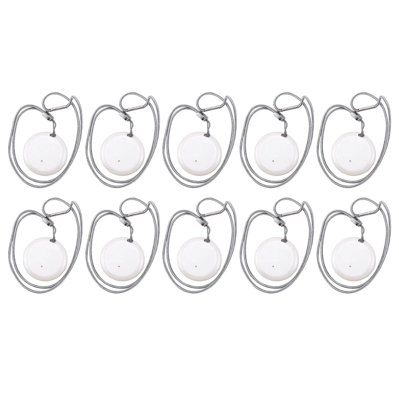 

10X Personal Wearable Air Purifier Necklace Mini Portable Air Freshner Ionizer Negative Ion Generator White