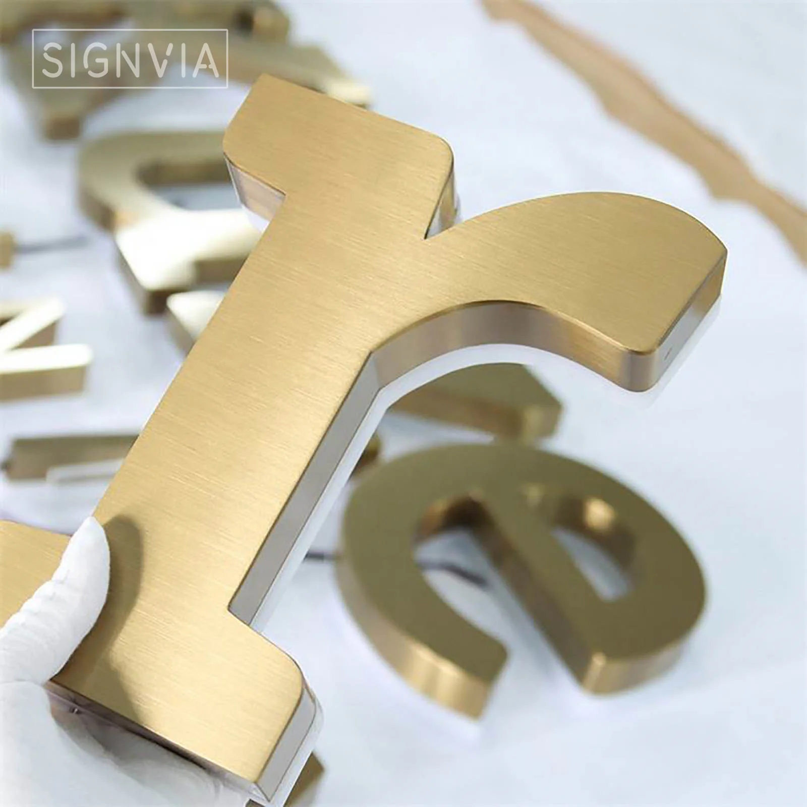 Мини-светильник на заказ светодиодный металлический цифровой фон номер комнаты