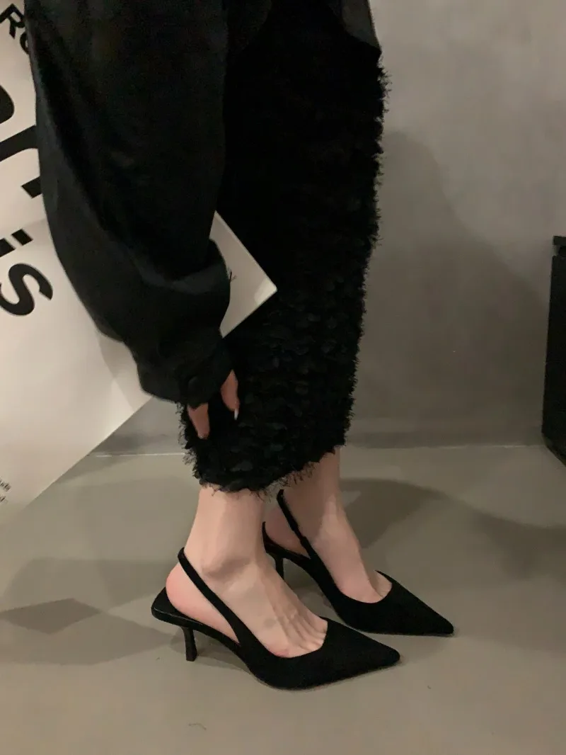 

Women's Shoes New Slingbacks Women's High Heels Classics Fashion Sexy Dress Pumps Women Pointed Toe Solid Color Shoes Women