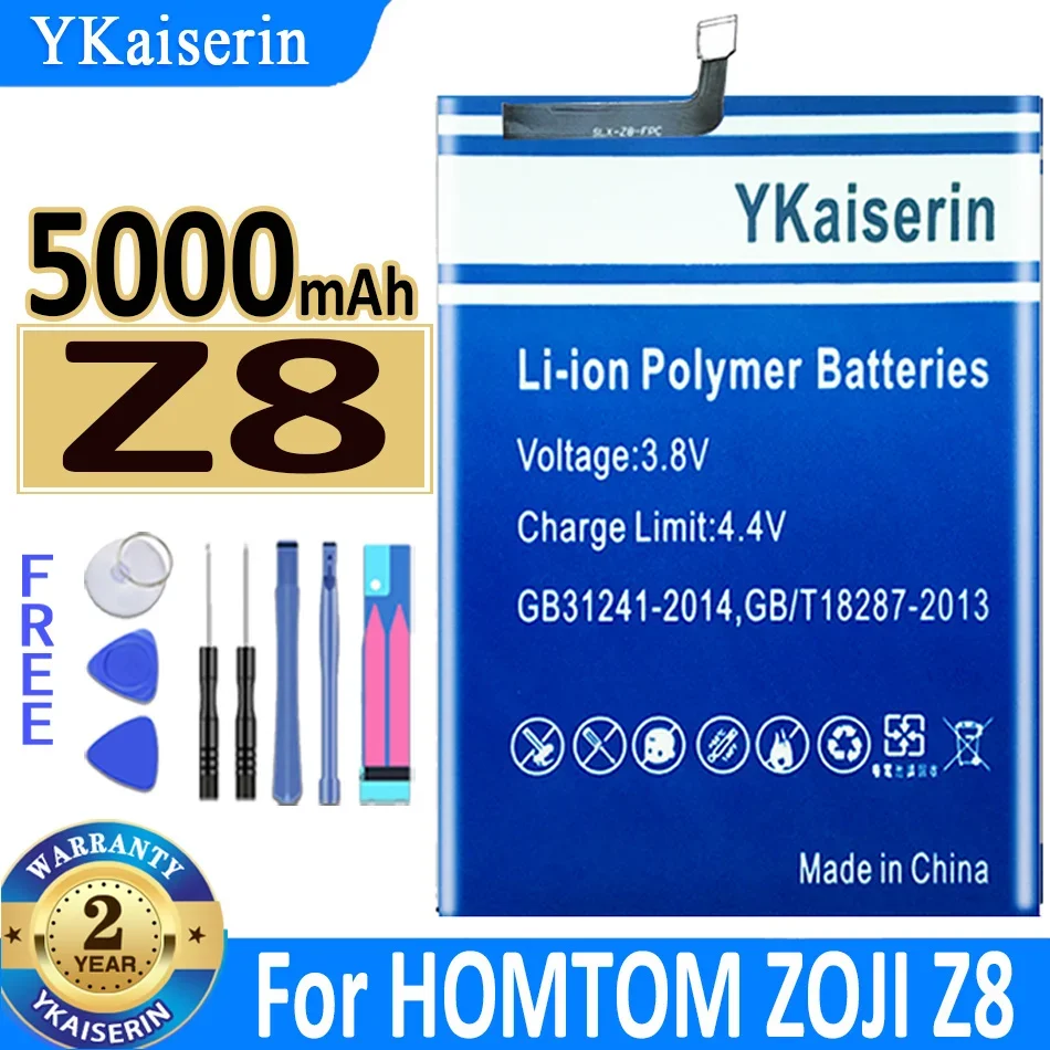 

5000mAh YKaiserin Battery for HOMTOM for ZOJI Z8 5.0 inch MTK6750 Bateria