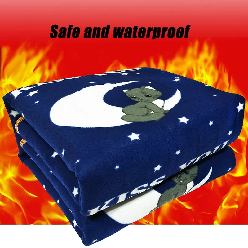 

Electric Blanket Thicker Heater Double Body Warmer 180*150cm Heated Blanket Thermostat Electric Heating Blanket