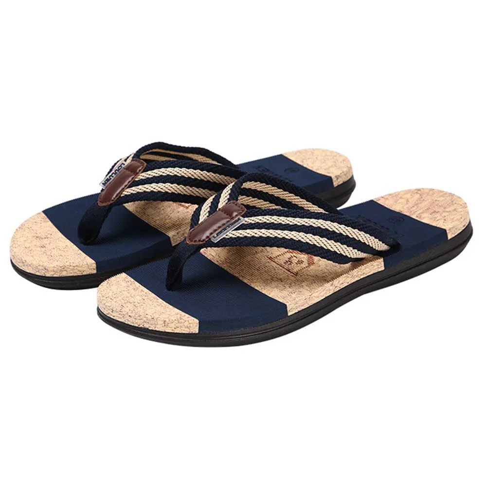 Summer Clip-toe Slippers Non-slip Wear-resistance Beach Shoes For Dating