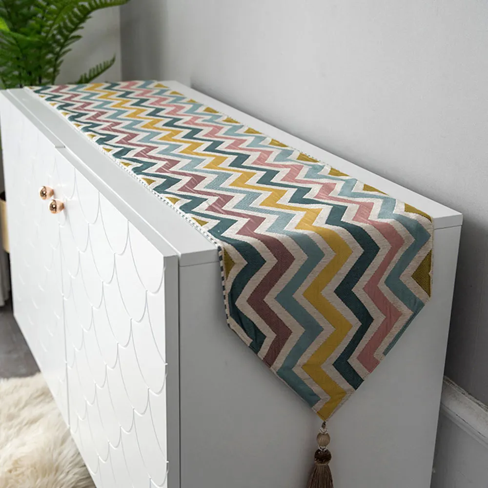 

Высококачественная скатерть в полоску из полиэстера и хлопка в скандинавском стиле, скатерть для стола простого цвета, свадебное украшение...