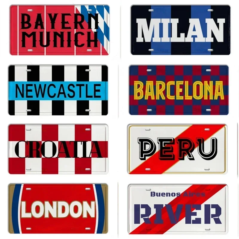 Алюминиевые металлические вывески для автомобилей Декоративные таблички и FJ в