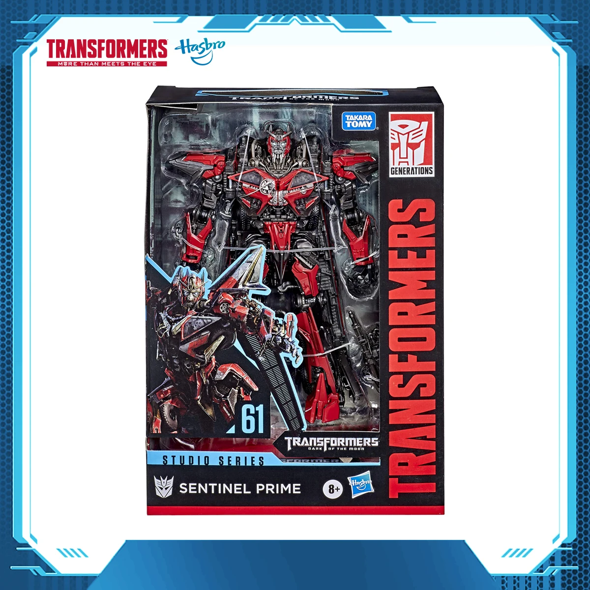 

Hasbro TransformersStudio Series 61 Voyager Class Dark of The Moon Sentinel Prime Action Figure Children's Toy Doll Figure Gift