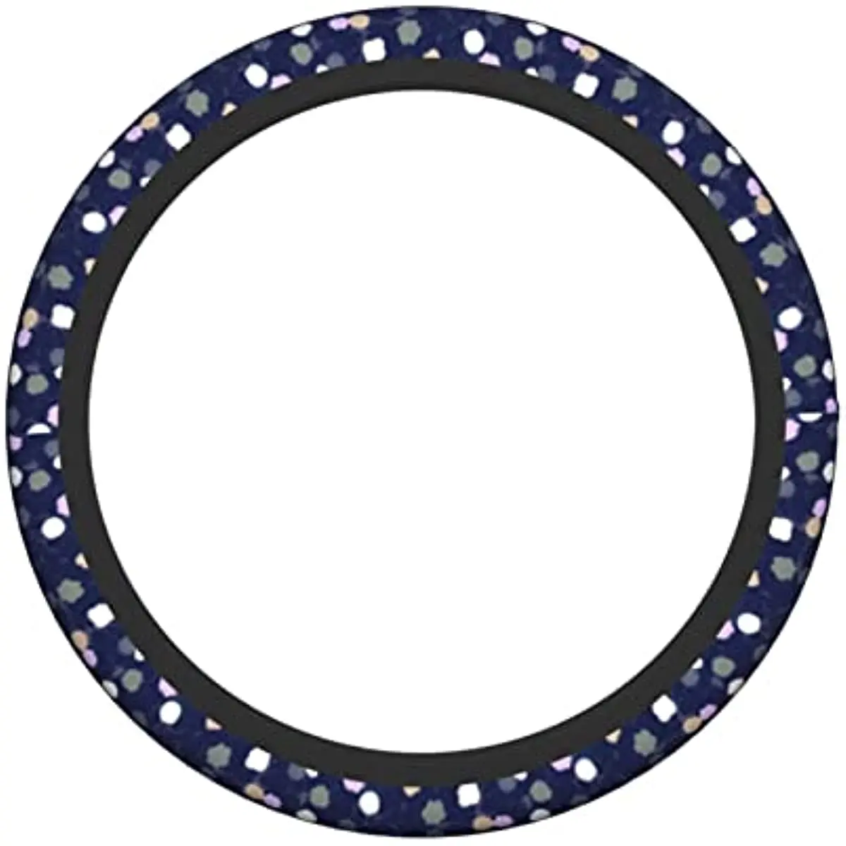 

Чехол на руль, цветная мягкая воздухопроницаемая защитная накладка на руль, с узором в горошек, 15 дюймов