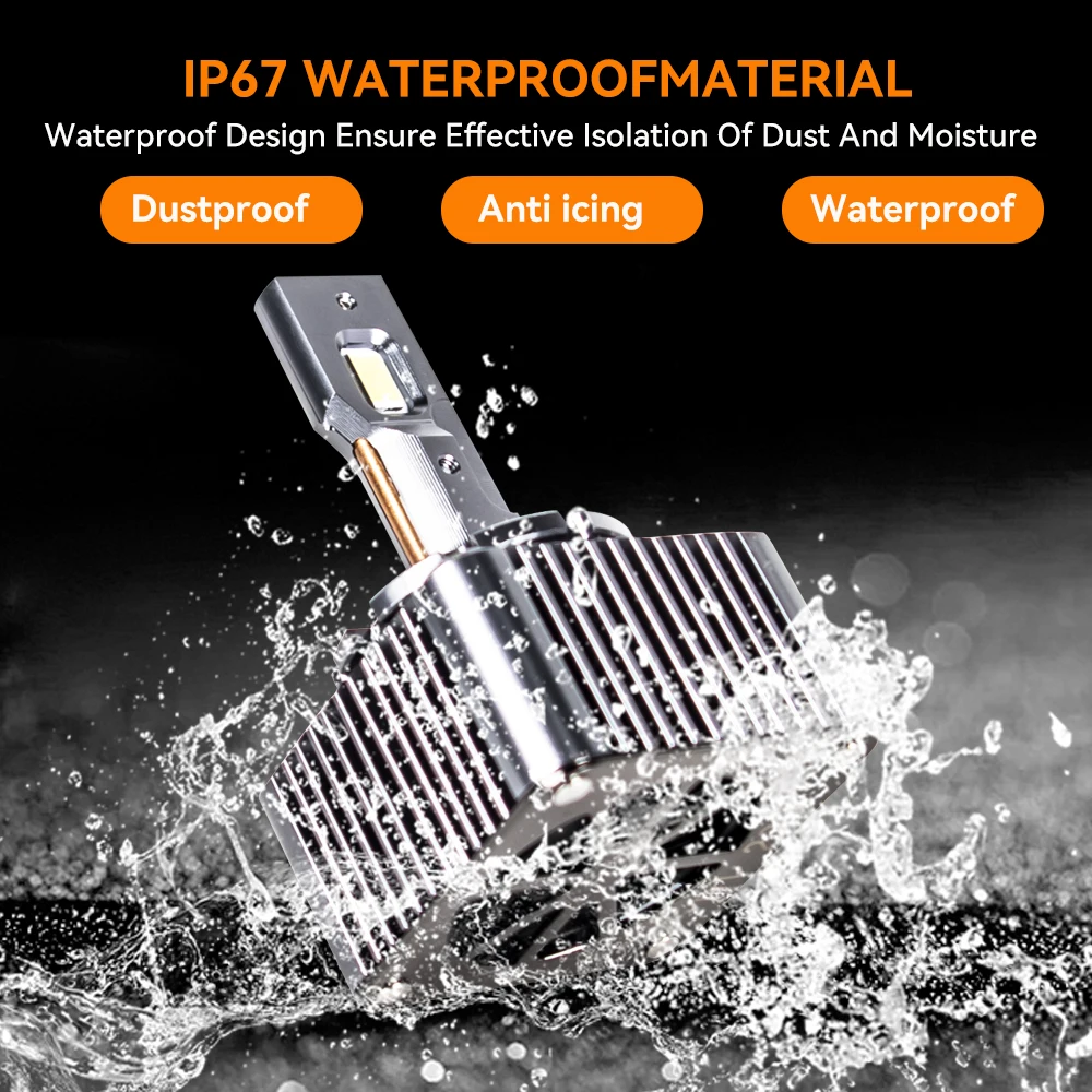 Светодиодные фары D3S D1S для автомобиля Canbus D2S D4S D5S D1R D2R D3R Turbo автомобильные лампы