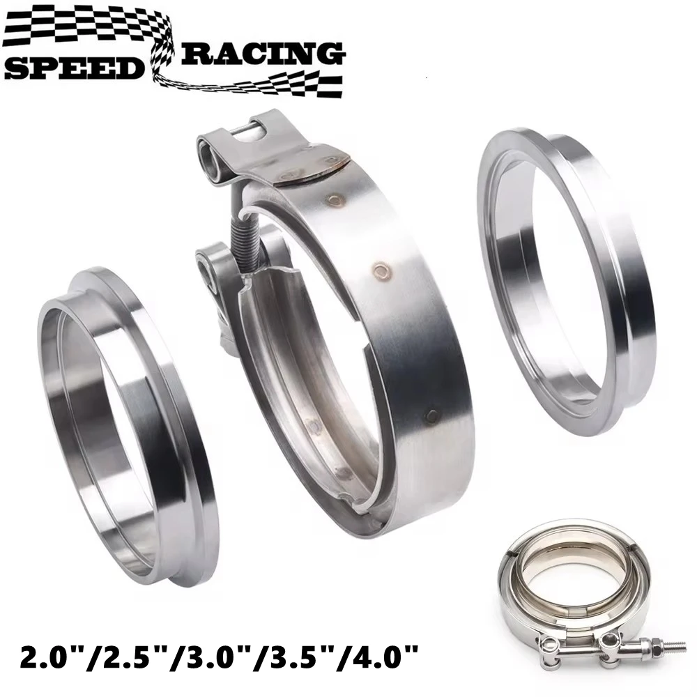 V-образный Быстроразъемный Зажим С Фланцем Dad-Mom Для Компрессионных Труб