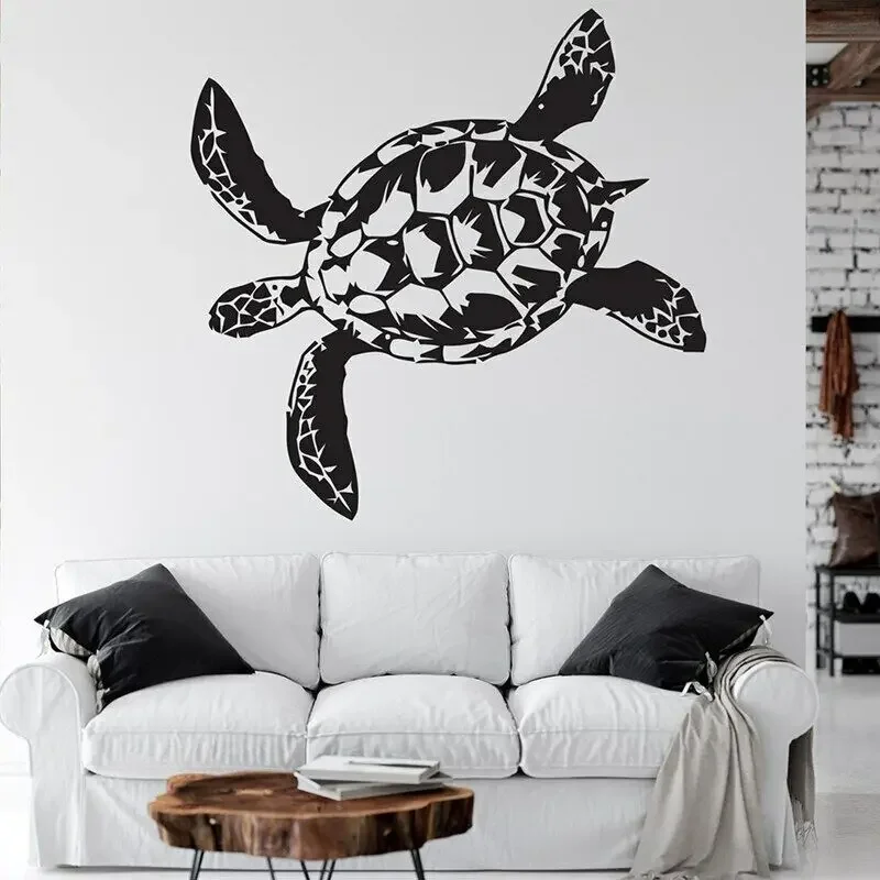 Морские океанские животные морская черепаха стикер на стену виниловый домашний