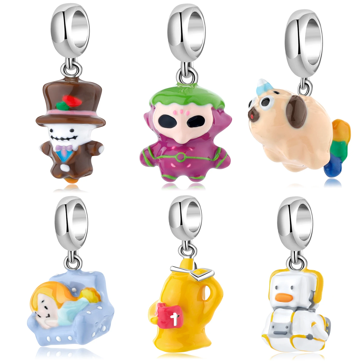 

Браслет из серебра 925 пробы с подвеской в виде автомобиля