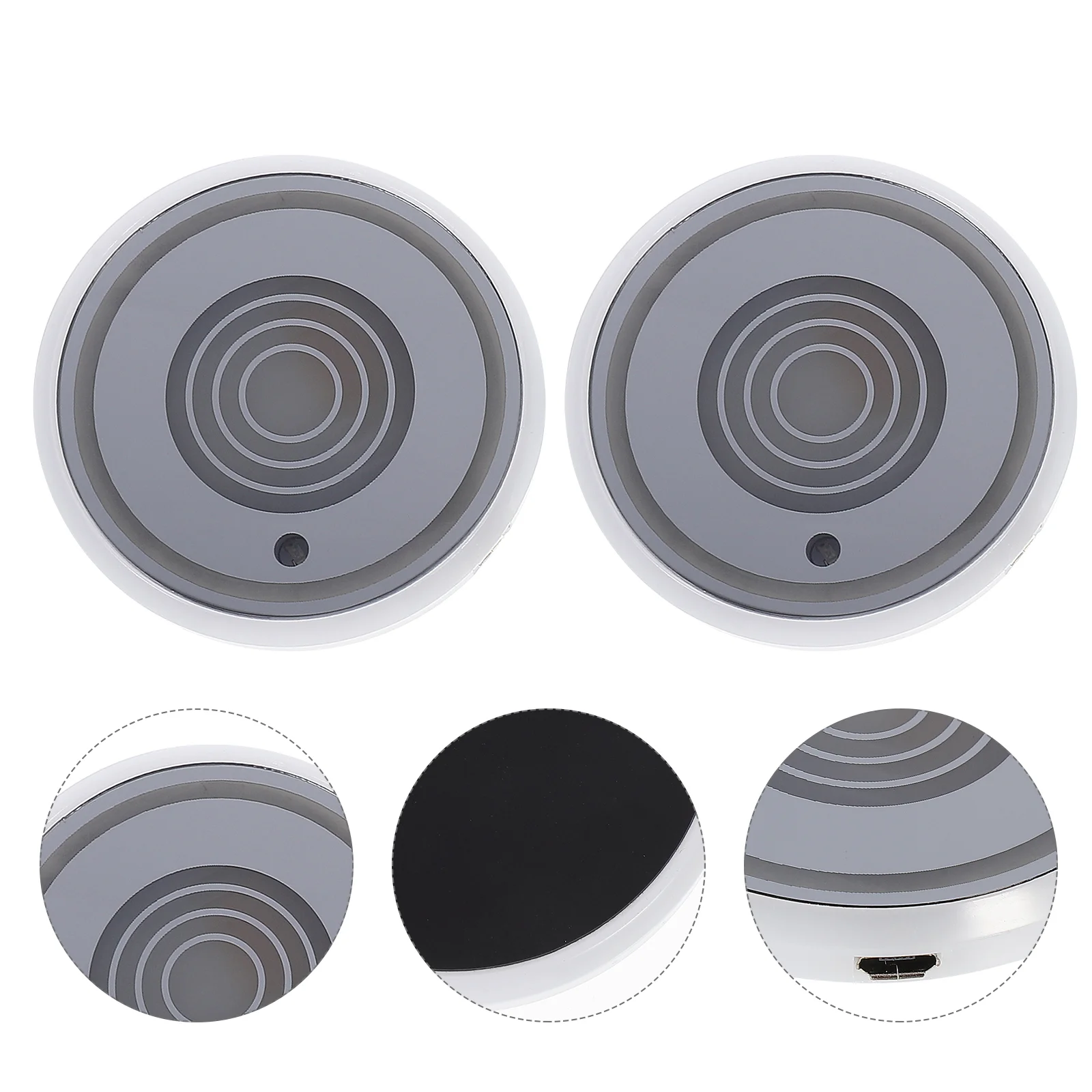 

Water Coaster LED Cup Holder Light Car Mat Lighting Lights Rechargeable Batteries