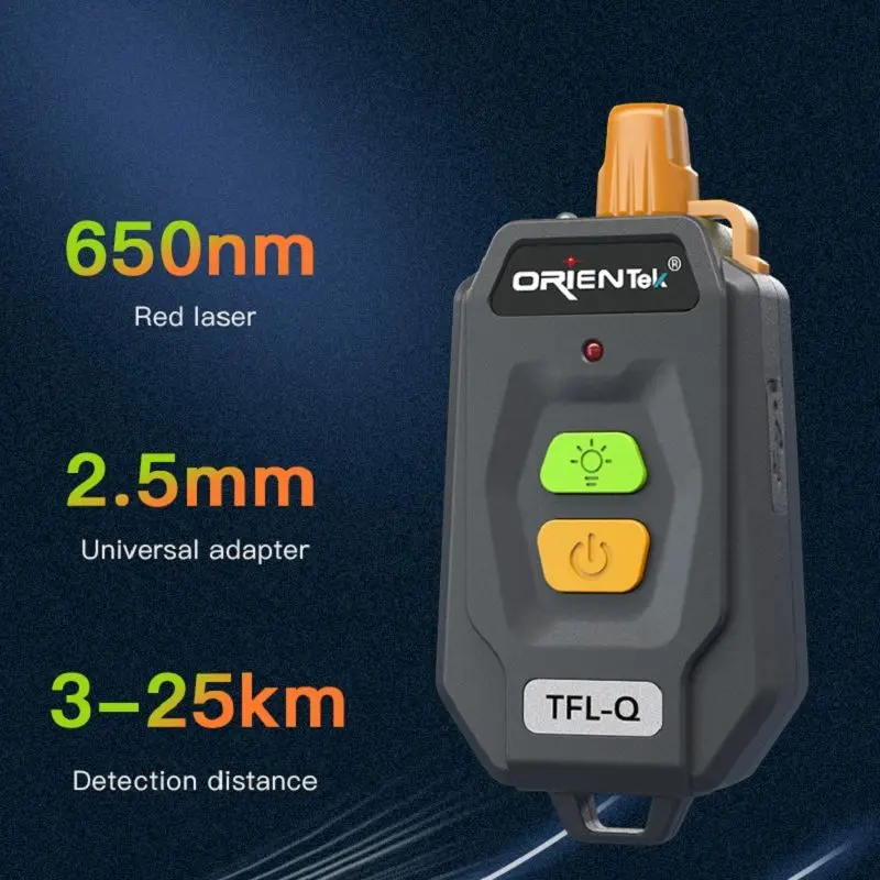 Тестер кабеля мощный лазерный источник портативный Orientek 10 20 30 мВт VFL 650 нм