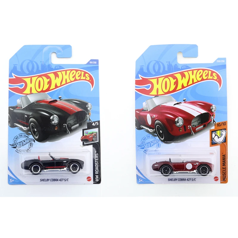 

2022-152 Hot Wheels SHELBY COBRA 427 S/C Mini Alloy Coupe 1/64 Metal Diecast Model Car Kids Toys Gift