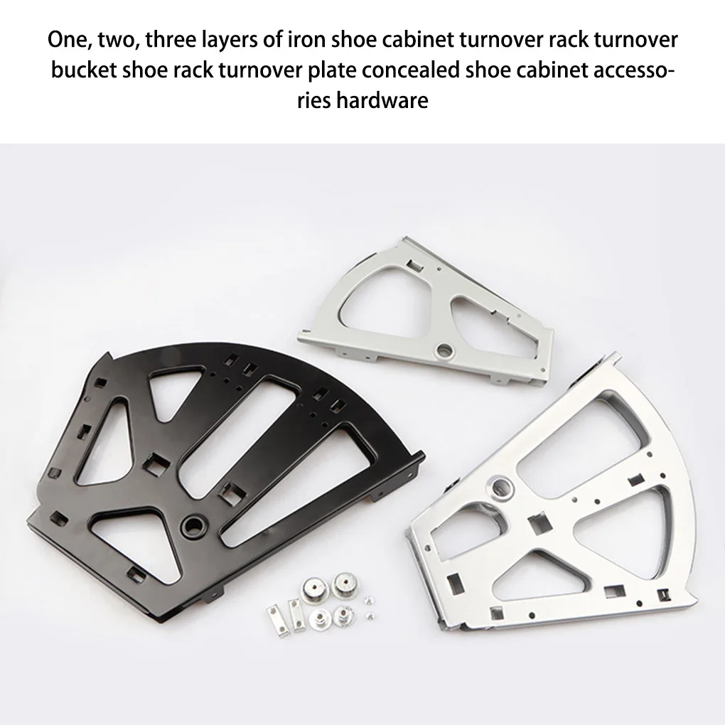 

Shoes Drawer Hinge Household Footwear Cabinet Turning Rack Frame Furniture Accessory Upgrading Connector Double Layers