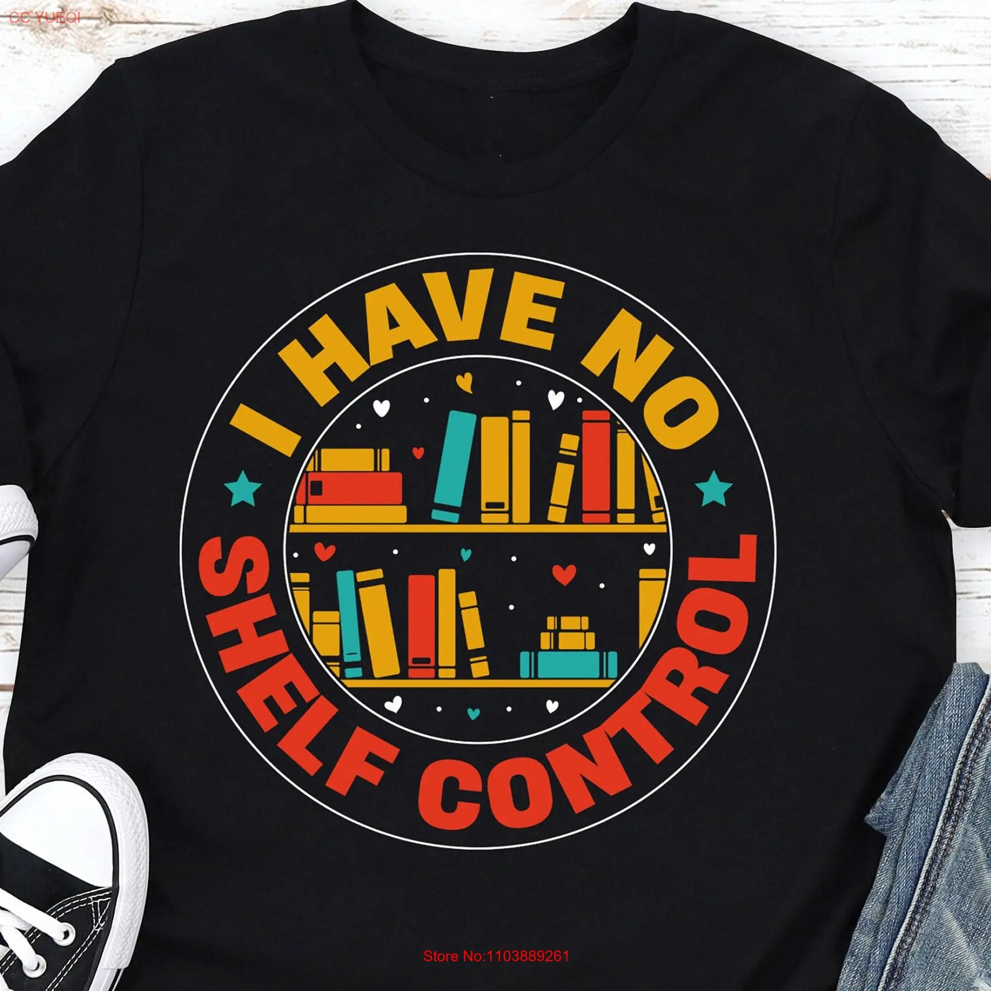 Футболка У меня нет полки футболка Книжный червь любитель библиотекарю забавный