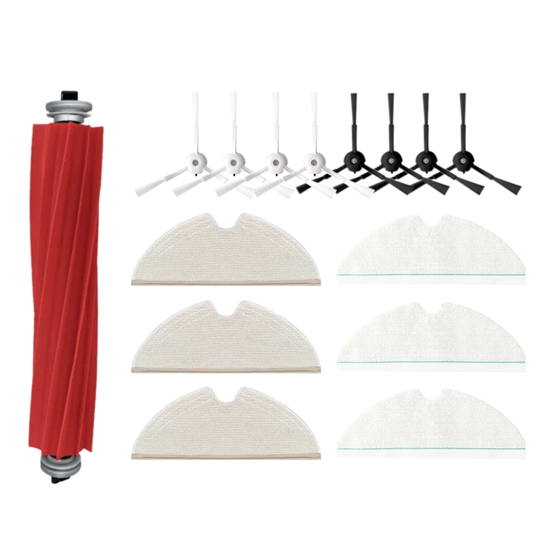 

15PCS For Roborock T8/Q7 Max / Max+ Robot Vacuum Cleaner Washable Mop Cloth Main Side Brush For Floor Cleaning