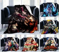 my hero academia midoriya izuku blanket anime flannel throw blankets home couch printed soft warm bedspreads