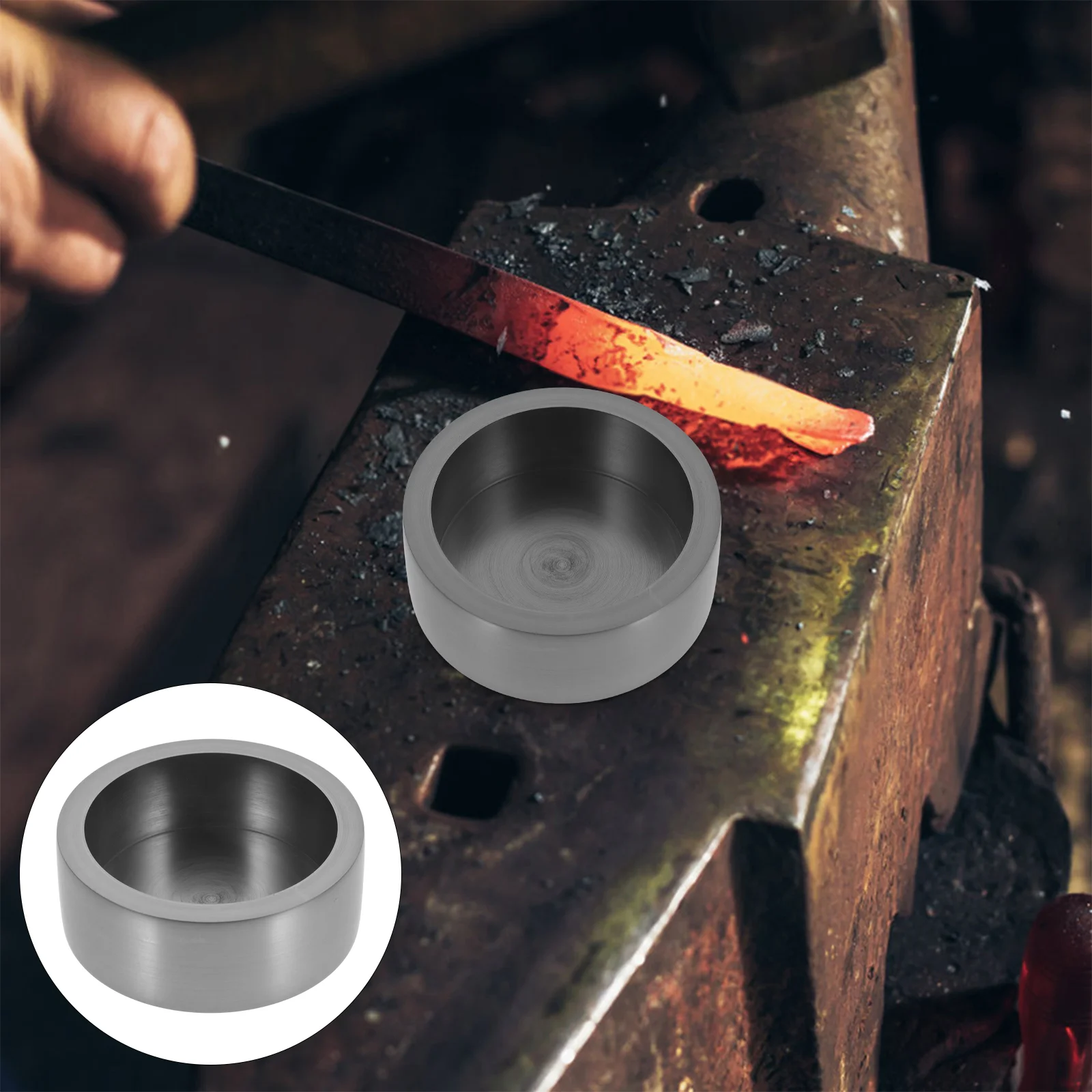 Графитовый резервуар круглая форма для слитков формы плавки литейный инструмент