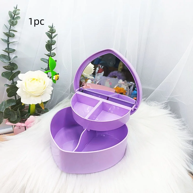 

Большая зеркальная сердцевидная шкатулка