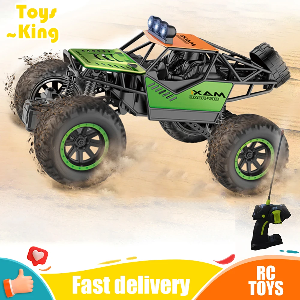 

1:18 RC Car Remote Control High Speed Vehicle Buggy Radio Controled Machine Car Bigfoot Electric Toys For Children Kids Gifts