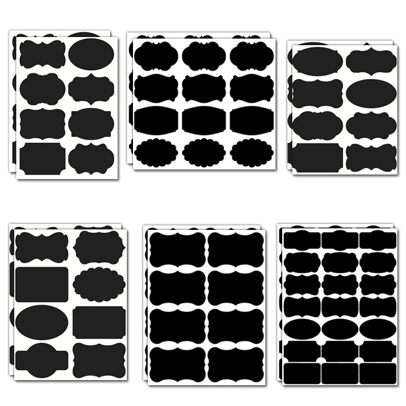 48 шт./компл. специй наклейки Наклейка для кухни банка Водонепроницаемый доске