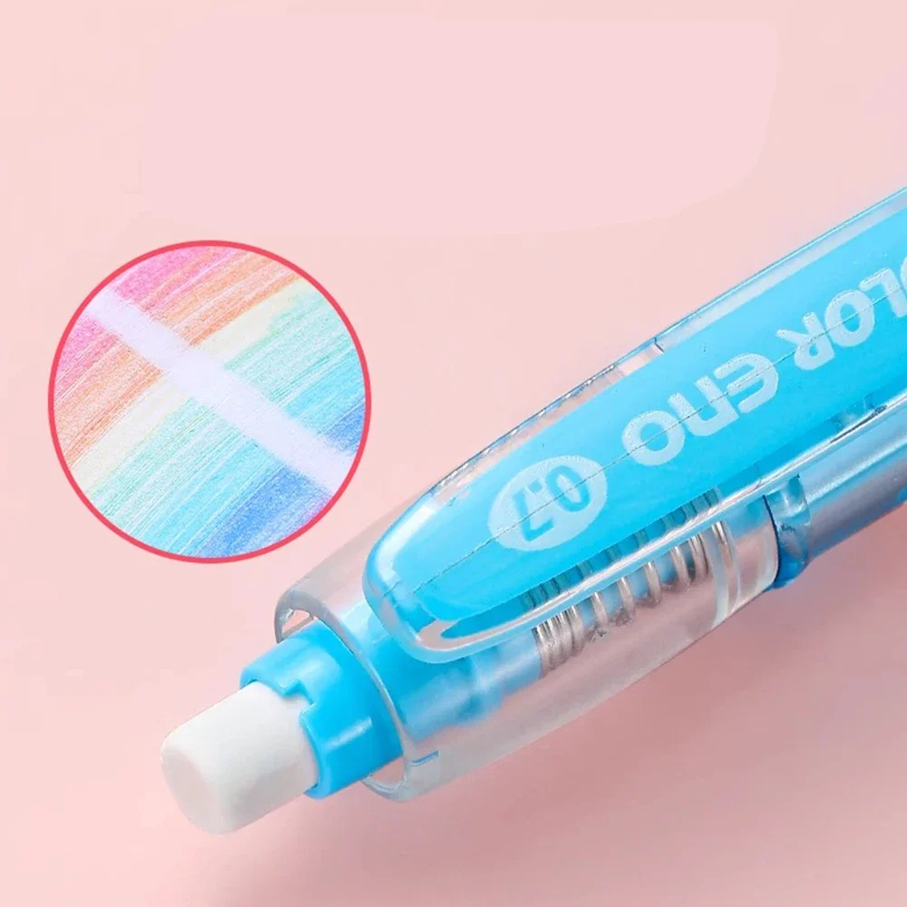 8 шт. набор механических карандашей Japan PILOT 0 7 мм цветной грифель HCR-100 стираемые