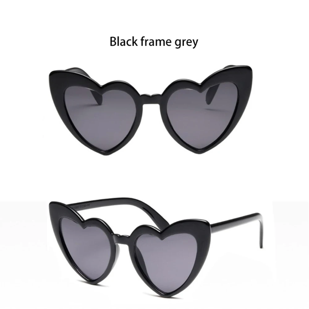 

2022 New Fashion Heart Sunglasses Rider Glass Heart-shaped Sunglasses Love Ladies Sunshade Sunglasses Femal UV400 Protection