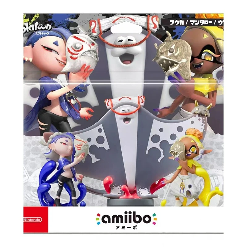

Nintendo New Amiibo Jet Splatoon3 Fish Slurry Gang League Suit Hand Puppet Peripheral Spra Recluse