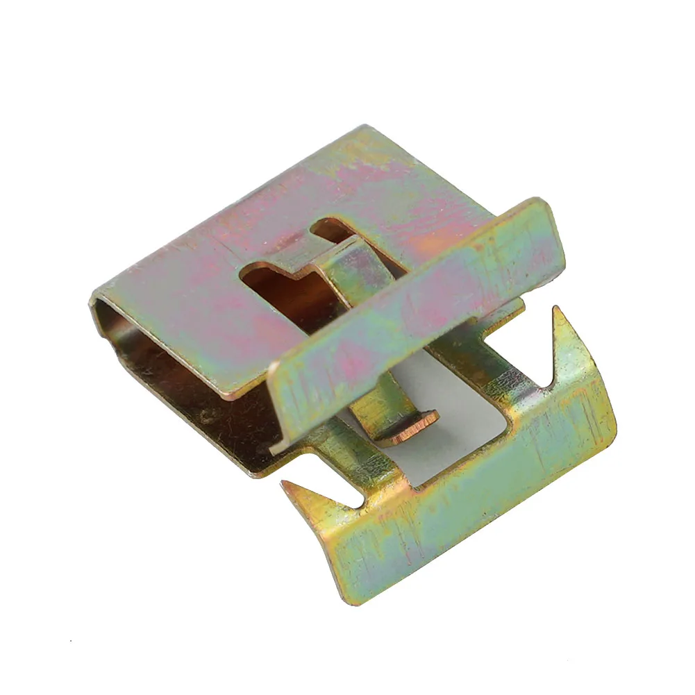 

Accessories Useful Metal Retainer Clip Practical Yellow High Quality 12.2x12.7x15.5mm Bronze Tone Car Interior