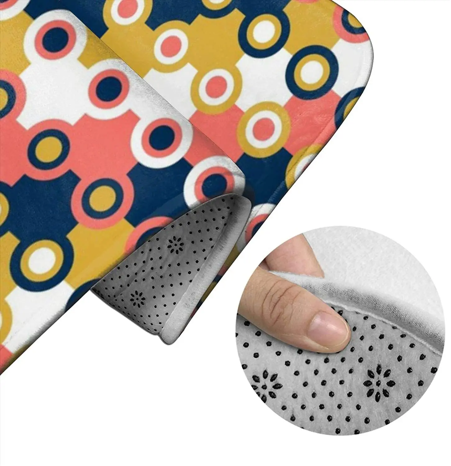 

Fizz Fiesta Bathroom Mat Sets 3 Piece Set Rugs Memory Foam Mat Set Toilet Seat Cover Bath Mat Lid Cover