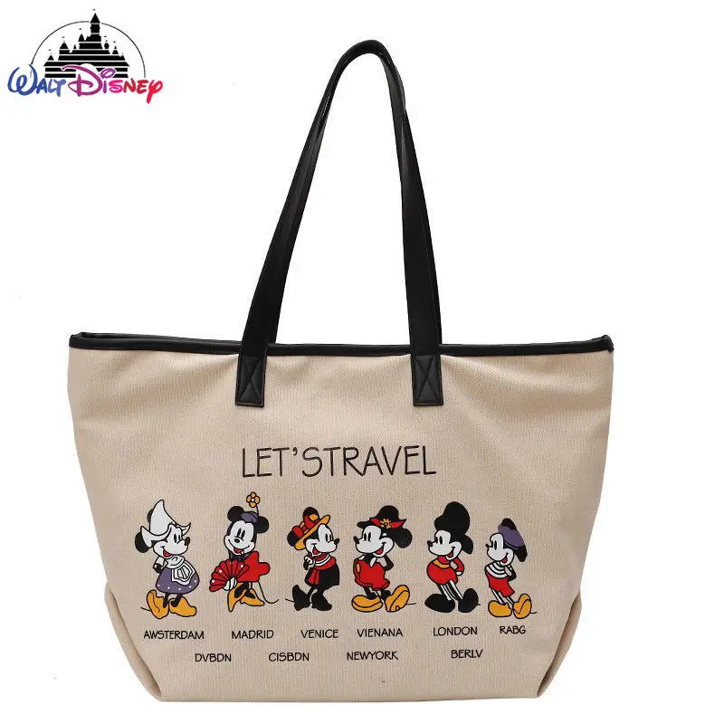 

Disney's New Mickey Fashion Ladies Handbags High-quality Large-capacity Tote Bags Luxury Brand High-end Ladies Shoulder Bags