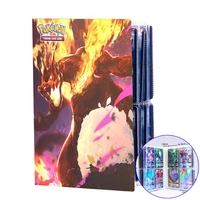 charizard anime pokemon card 240pcs letters album notebook storage folder collect book collectible cards binder folder trainer