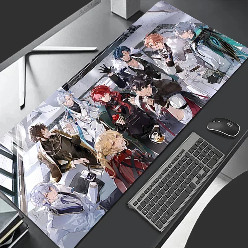 Genshin игровой персонаж большой размер противоскользящий резиновый коврик для