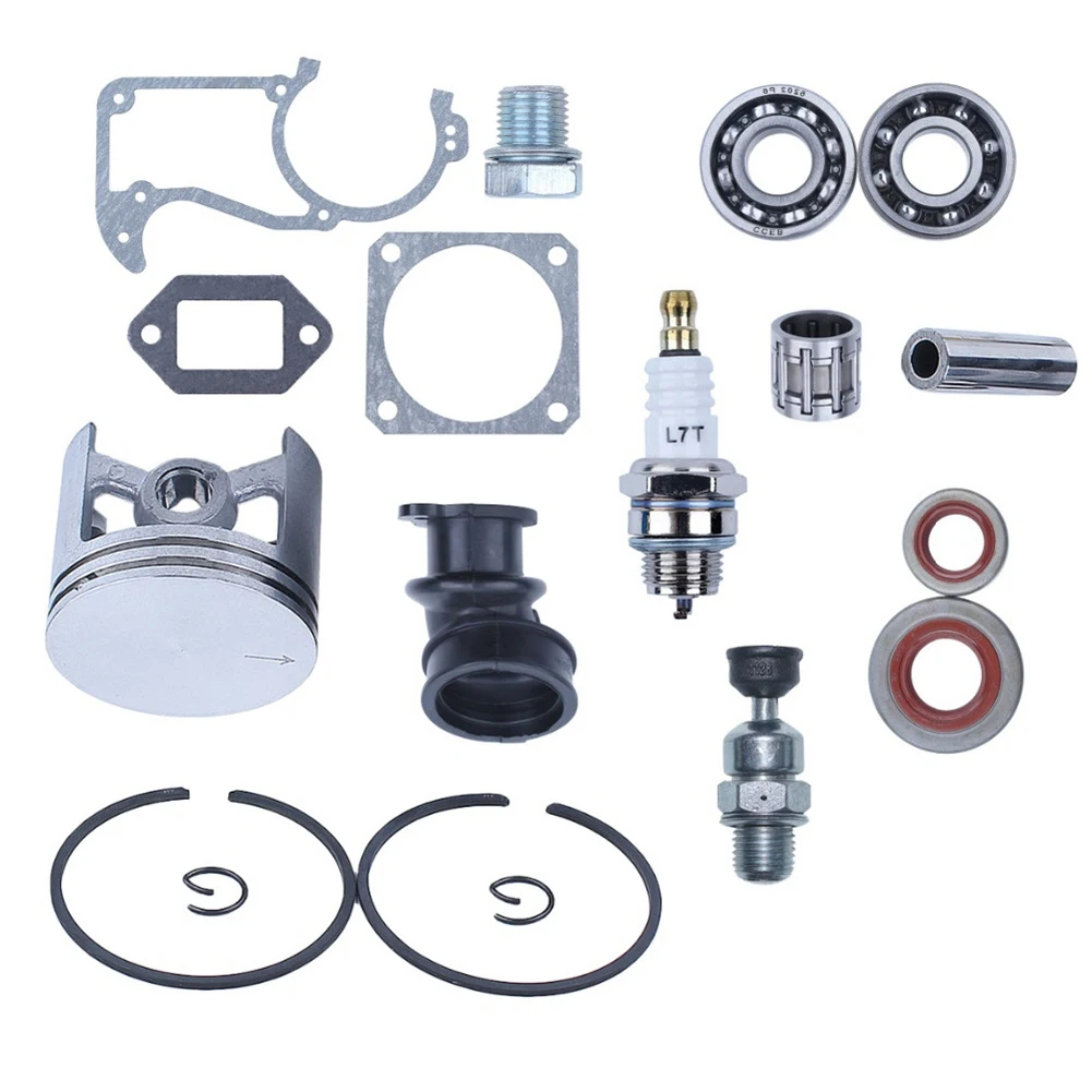 Комплект прокладок свечи зажигания с сальником поршня цилиндра 48 мм для Stihl 034 Ms360