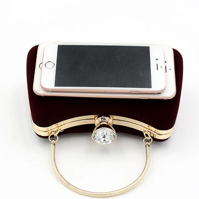 Lady Corduroy Mini Hand-Bags Purple Royal Blue Small Shell Bag For Night Club Party Fashionable Luxury Designer Totes Arrangemet