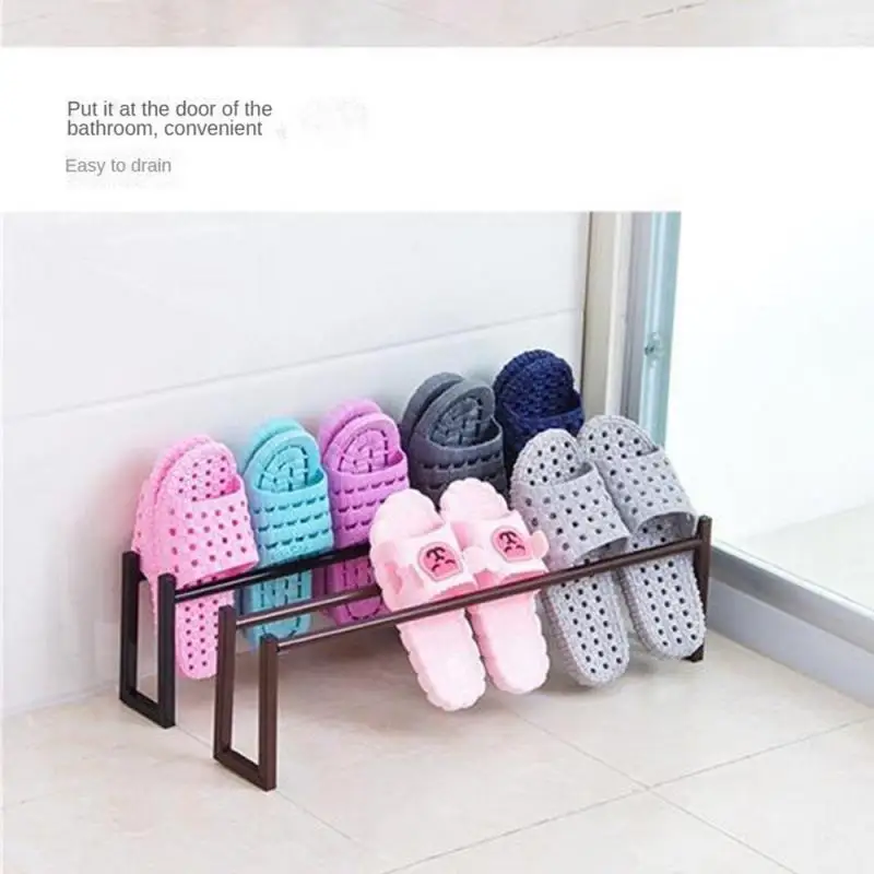 Door Back Shoe Rack Magnetic Suction Hanging Nail Free Storage Slipper Holder Save Space Household Dormitory Shelves