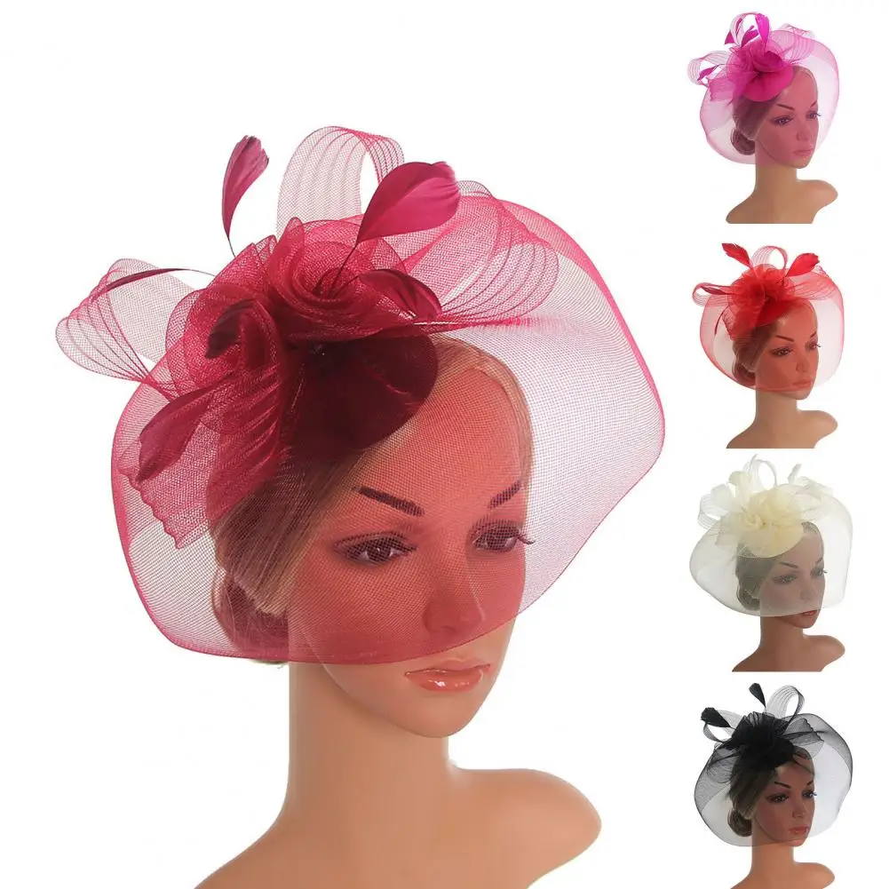 

Costume Accessories Vintage Women Wedding Bridal Hat for Dance Parties