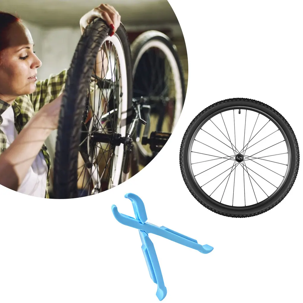 

2PCS 2 In 1 Bicycle Tyre Tire Lever Multicolor Cycling Master Link Chain Pliers MTB Bike Multifunctional Nylon Repair Tools