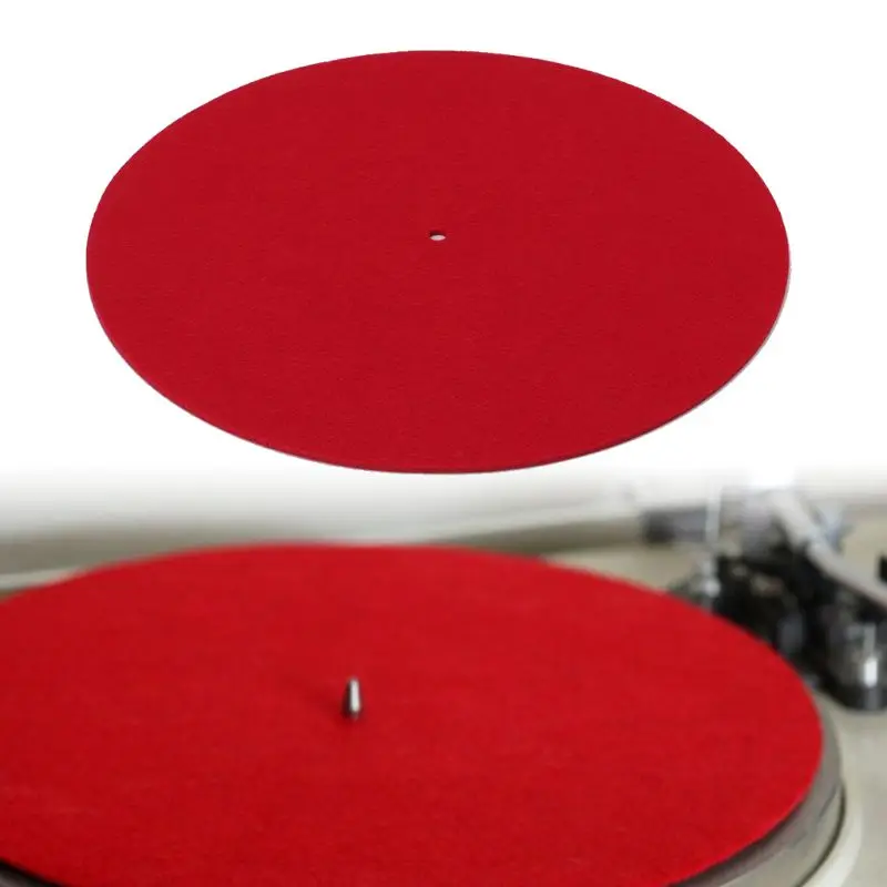 

12 inches Audiophile 3mm Thick Felt Platter Vinyl Record Players Anti-Static J60A