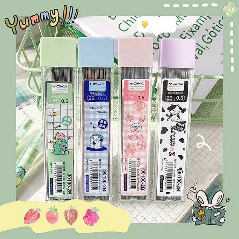 

0.5/0.7mm Pencil Refill Cute Japanese Pencil Students School Supplies Cartoon Mechanical Pencil Refill