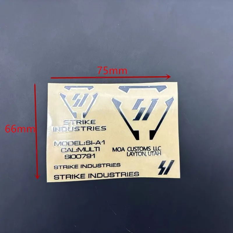 SI Металлическая наклейка Белый Черный DIY Украшение MK18 New Weill G36 Jinming M4 Гелевой шар