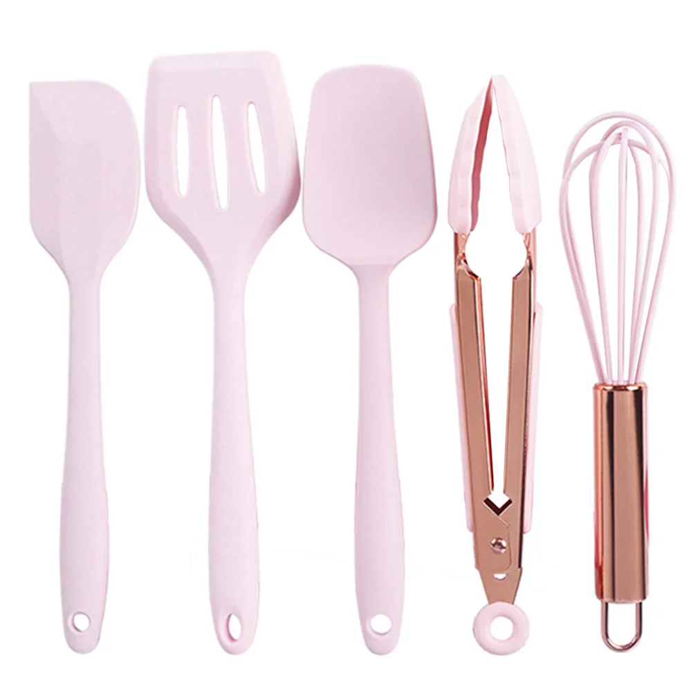 

Silicone Baking Set Cooking Tools Spatula Kids Utensil Utensils Kitchen Scraper Kit Bread Stick Kid Non Tool Spoon Rubber Making