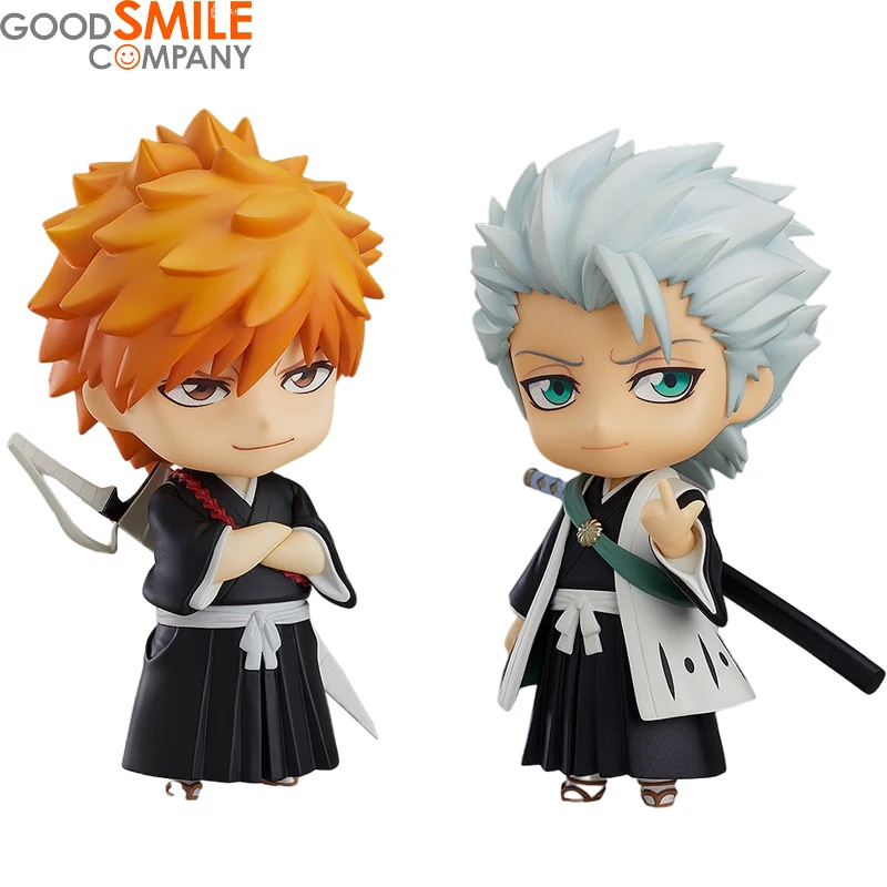 

В наличии оригинал, хорошая улыбка, Nendoroid отбеливатель ГК 1199 Hitsugaya Toushirou & ГСК 991, Kurosaki Ichigo, строгая работа
