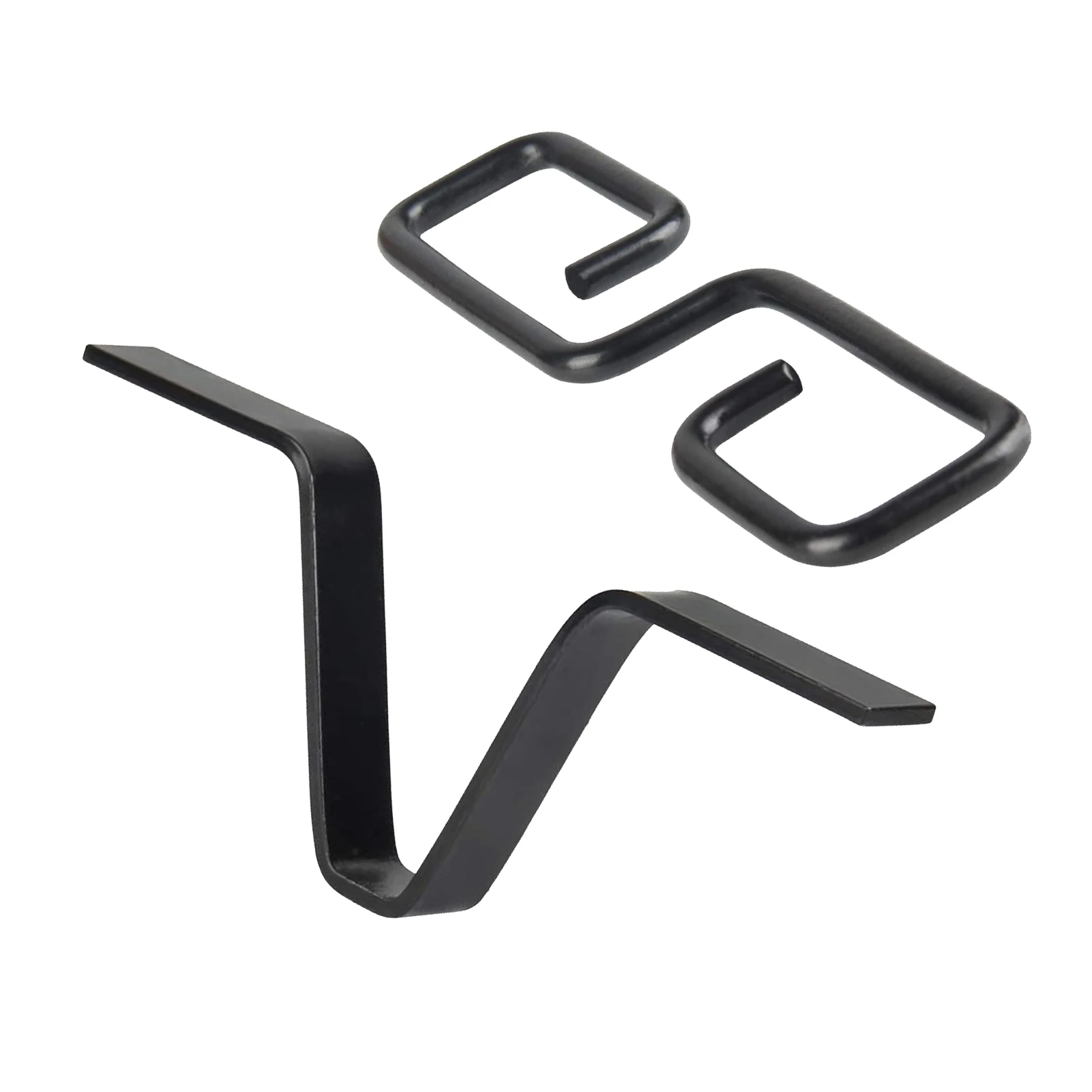 

Адаптер для цепей от дождя, черный V-образный адаптер для цепочки от дождя с S-образным крючком, черные прочные зажимы для цепей для любого ст...