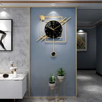 Clock Hanging Clock Living Room Light Luxury Modern Simple Personalized Creative Art Clock Hanging Wall Fashion Home Decoration