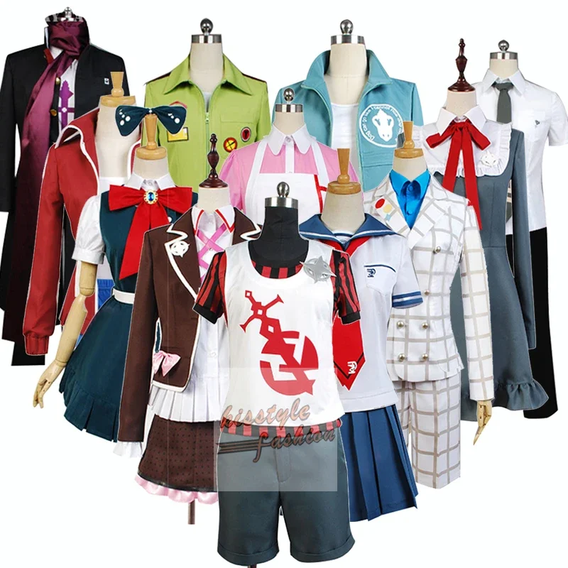 Dangan Ronpa DanganRonpa Kiyotaka Ishimaru Ibuki Mioda Monaca Towa персонажи одежда косплей костюм принимаются