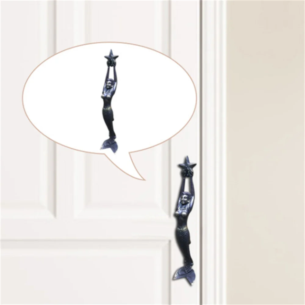 

Mermaid Handle Handle Cabinet Dresser Mermaid Drawer Nautical Coastal Decor Drawer Mermaid Ornaments Decorative Handle