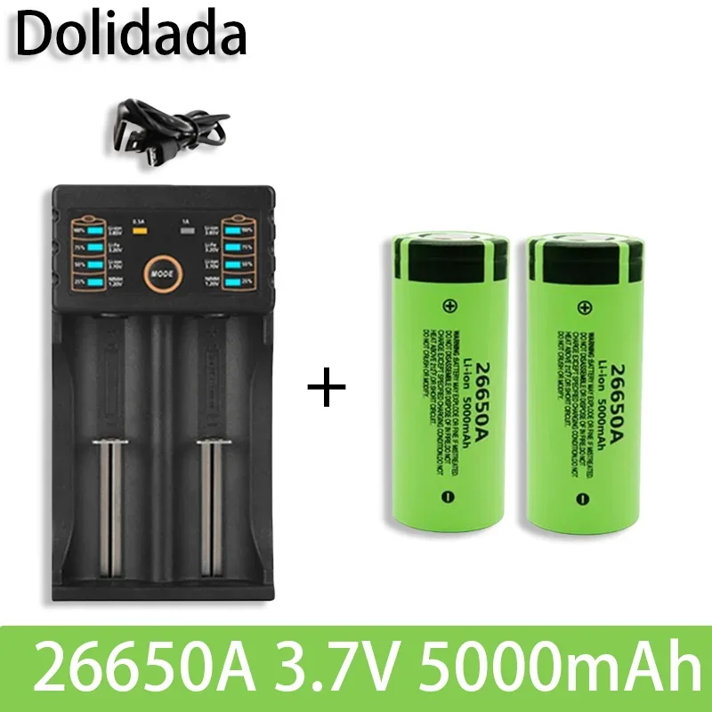 100% оригинальный высококачественный аккумулятор 26650 5000 мАч 3 7 в 50 А литий-ионный
